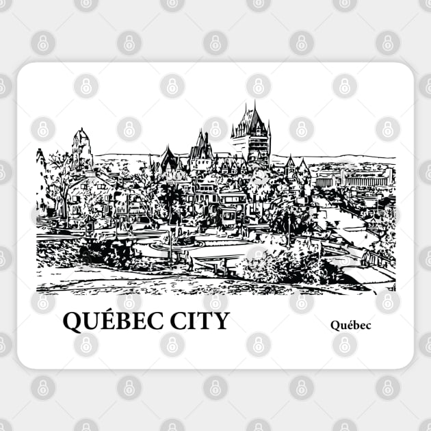Québec City - Québec Sticker by Lakeric